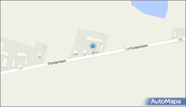 Florianowo, Florianowo, 20, mapa Florianowo