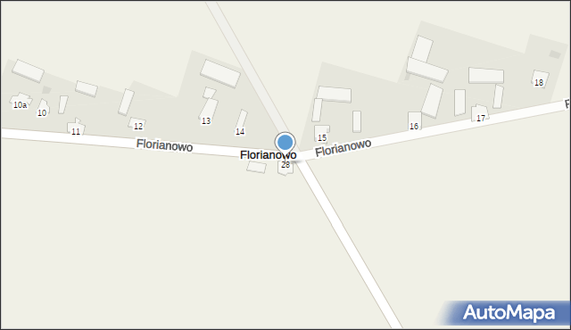 Florianowo, Florianowo, 28, mapa Florianowo