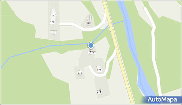 Florynka, Florynka, 122a, mapa Florynka