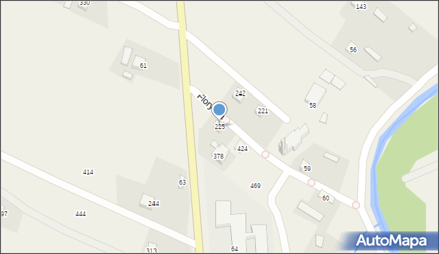 Florynka, Florynka, 225, mapa Florynka