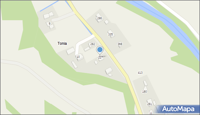 Florynka, Florynka, 227, mapa Florynka