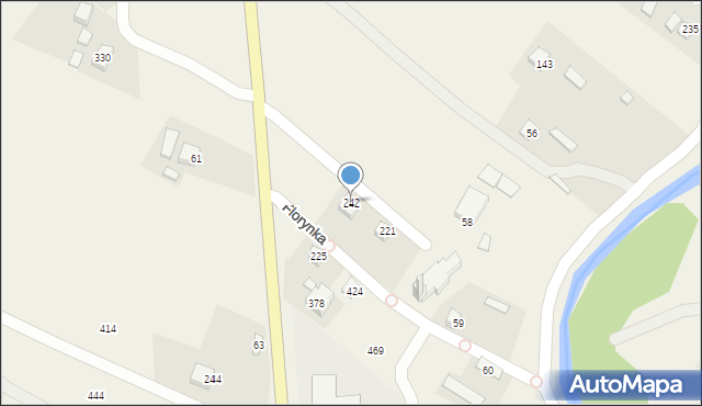 Florynka, Florynka, 242, mapa Florynka