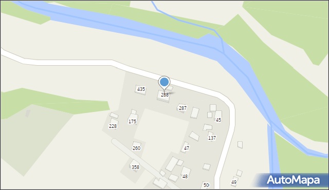 Florynka, Florynka, 288, mapa Florynka