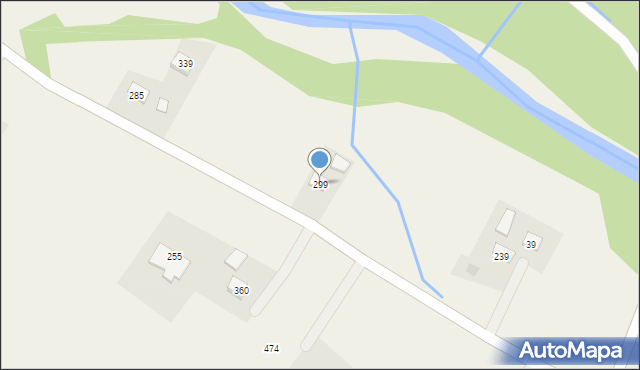 Florynka, Florynka, 299, mapa Florynka