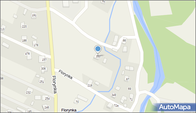 Florynka, Florynka, 350, mapa Florynka