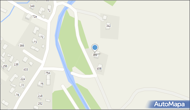 Florynka, Florynka, 389, mapa Florynka