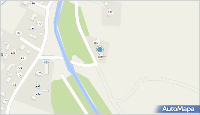 Florynka, Florynka, 406, mapa Florynka