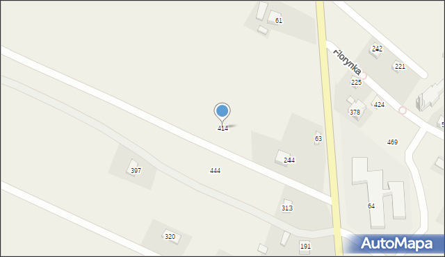 Florynka, Florynka, 414, mapa Florynka