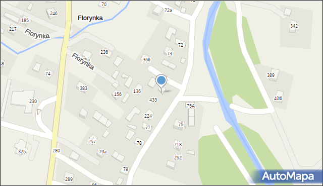 Florynka, Florynka, 76, mapa Florynka