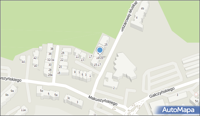 Gdynia, Fleszarowej-Muskat Stanisławy, 19-21, mapa Gdyni