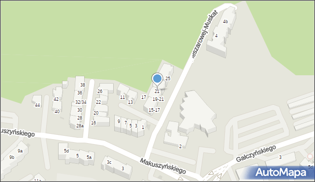 Gdynia, Fleszarowej-Muskat Stanisławy, 21, mapa Gdyni
