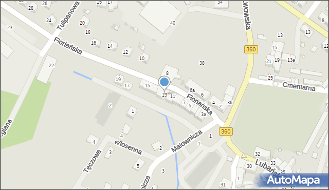 Gryfów Śląski, Floriańska, 13, mapa Gryfów Śląski
