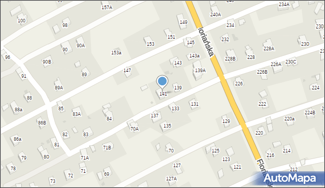 Iwonicz, Floriańska, 141, mapa Iwonicz