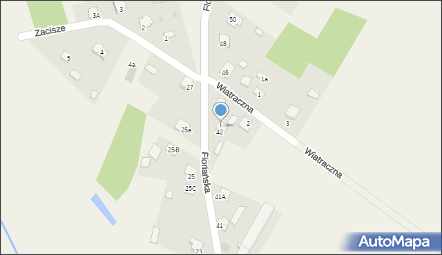 Krasocin, Floriańska, 43, mapa Krasocin