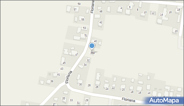 Miejsce, Floriana, 38a, mapa Miejsce