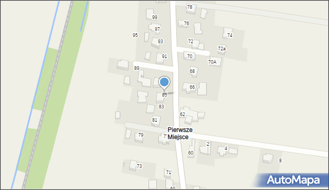 Miejsce, Floriana, 85, mapa Miejsce