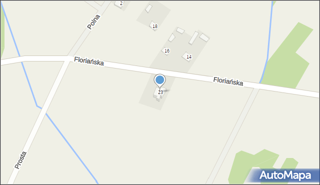 Równe, Floriańska, 23, mapa Równe