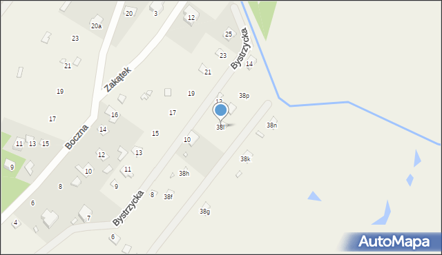 Ruda, Floriańska, 38l, mapa Ruda