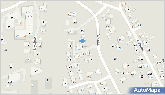 Szczecin, Florencka, 2, mapa Szczecina