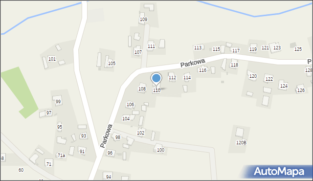 Szówsko, Floriańska, 110, mapa Szówsko