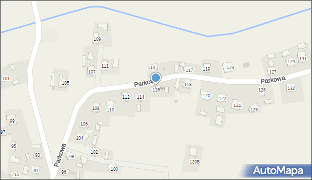 Szówsko, Floriańska, 116, mapa Szówsko