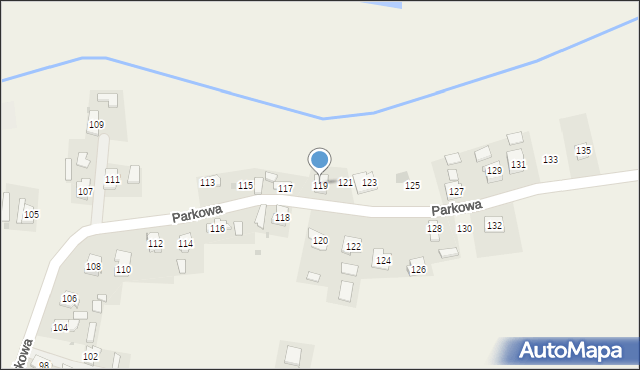Szówsko, Floriańska, 119, mapa Szówsko