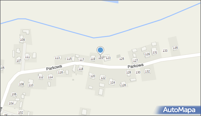 Szówsko, Floriańska, 121, mapa Szówsko
