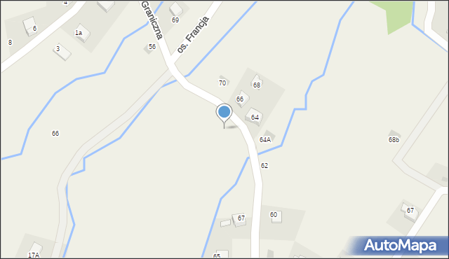 Targanice, Floriańska, 71, mapa Targanice