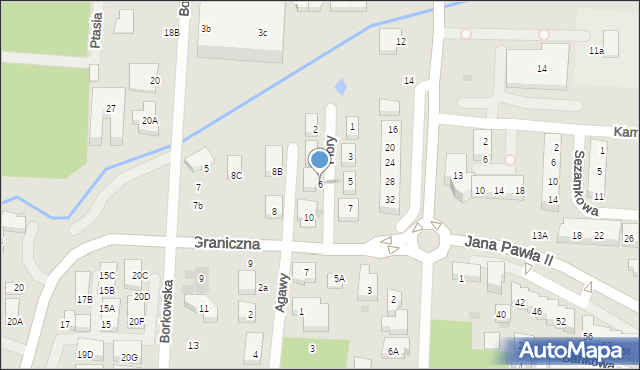 Warszawa, Flory, 6, mapa Warszawy