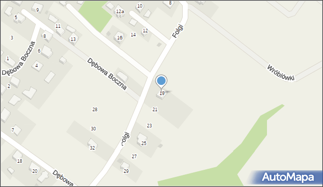 Bachowice, Folgi Jana, ppor., 19, mapa Bachowice