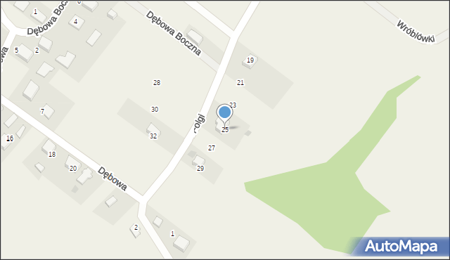 Bachowice, Folgi Jana, ppor., 25, mapa Bachowice