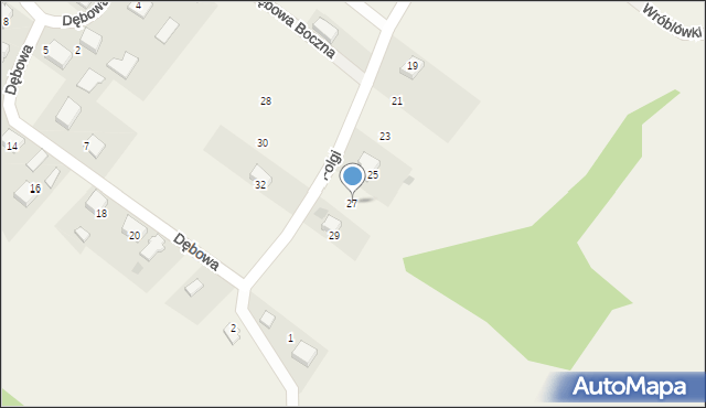 Bachowice, Folgi Jana, ppor., 27, mapa Bachowice