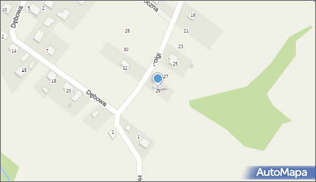 Bachowice, Folgi Jana, ppor., 29, mapa Bachowice