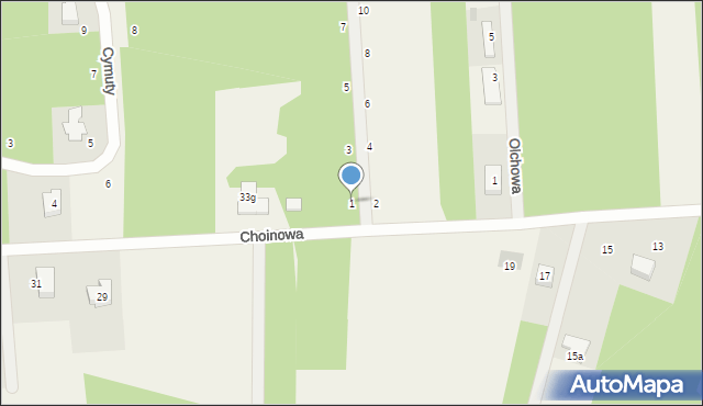 Czarny Las, Forsycji, 1, mapa Czarny Las