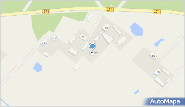 Folsztyn, Folsztyn, 71, mapa Folsztyn