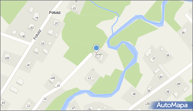 Folusz, Folusz, 17, mapa Folusz