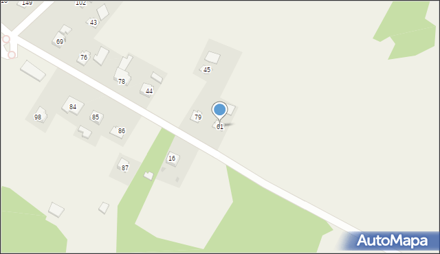 Folusz, Folusz, 61, mapa Folusz