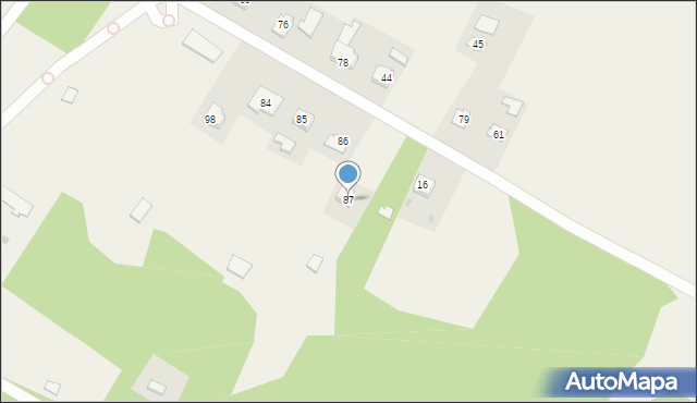 Folusz, Folusz, 87, mapa Folusz