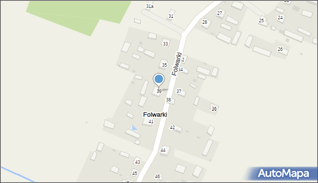 Folwarki, Folwarki, 39, mapa Folwarki