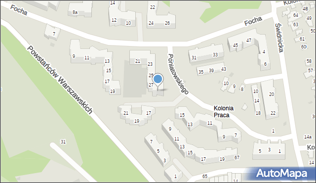 Gdańsk, Focha Ferdynanda, marsz., 29, mapa Gdańska