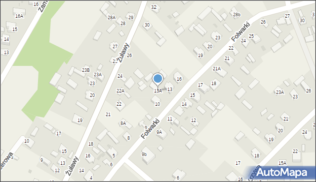 Gołąb, Folwarki, 13A, mapa Gołąb