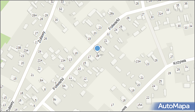 Gołąb, Folwarki, 18, mapa Gołąb