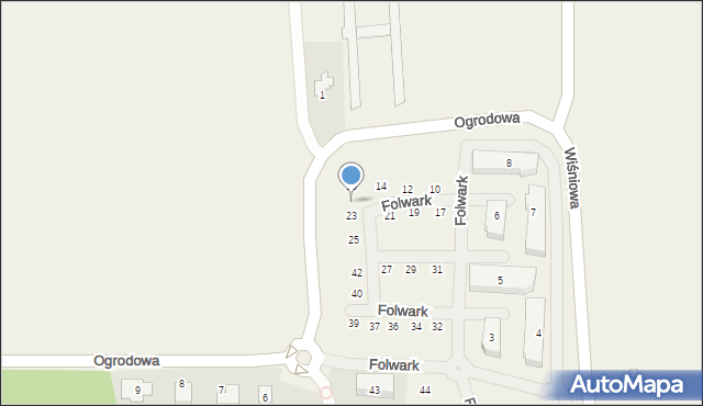 Jankowice, Folwark, 22, mapa Jankowice