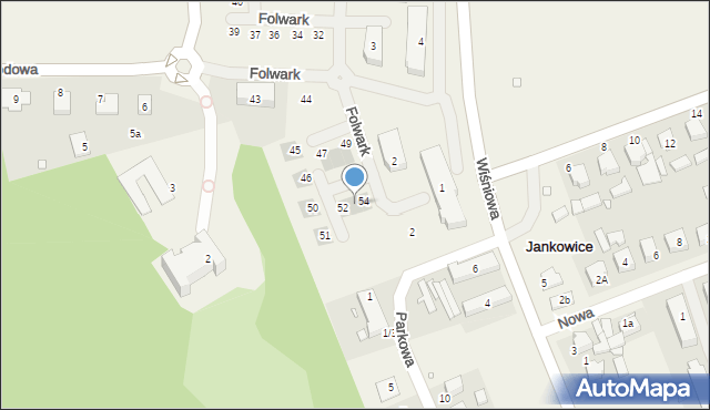 Jankowice, Folwark, 53, mapa Jankowice