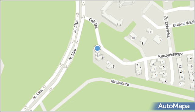 Kędzierzyn-Koźle, Fojkisa Walentego, 7, mapa Kędzierzyna-Koźle