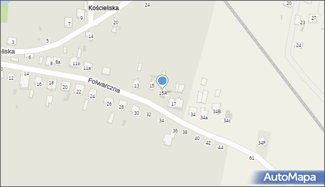 Końskie, Folwarczna, 15A, mapa Końskie