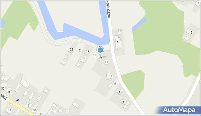 Łobaczew Mały, Forteczna, 15, mapa Łobaczew Mały