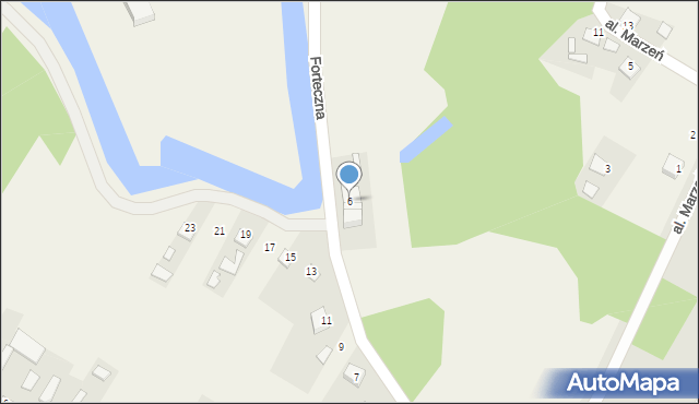 Łobaczew Mały, Forteczna, 6, mapa Łobaczew Mały