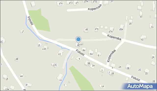 Miechów, Folusz, 6C, mapa Miechów