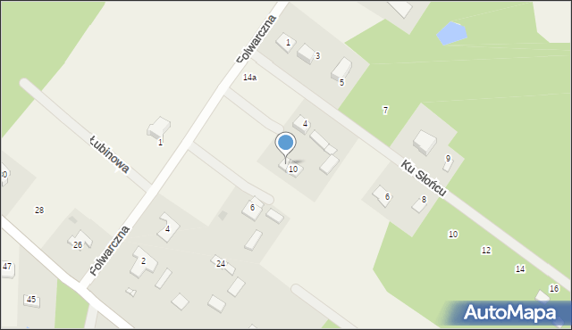 Musuły, Folwarczna, 8, mapa Musuły